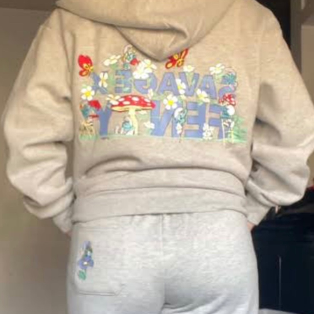 Savage Fenty Smurf sweatsuit